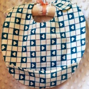 Flannel Baby Bib with Organic Flannel Backing
